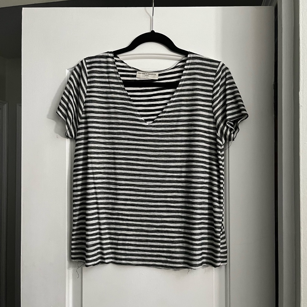 Oversized V-Neck Shirt
